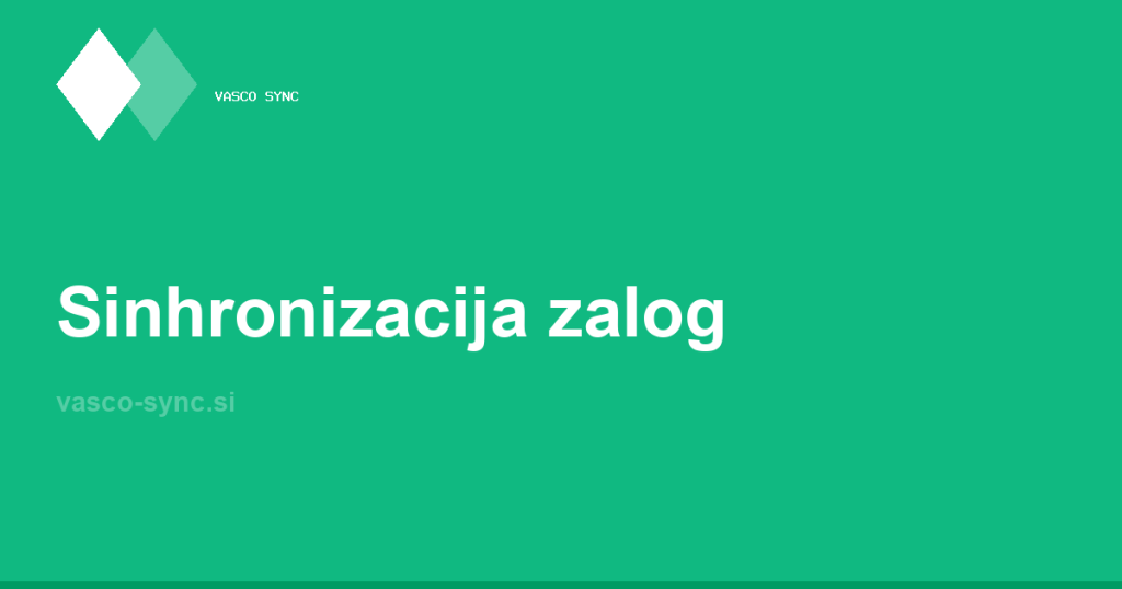 Avtomatska sinhronizacija zalog med WooCommerce in VASCO